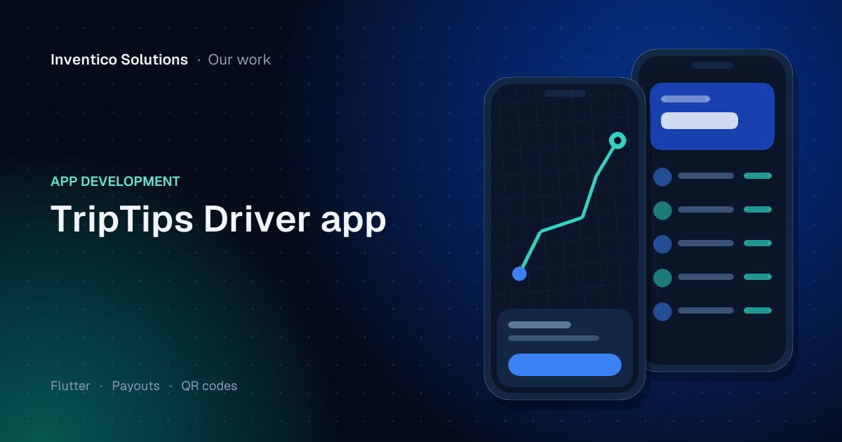 Illustration of TripTips Driver app